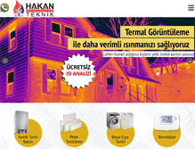 Tablet Screenshot of hakanteknik.com